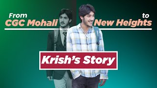 Rising Star Alert: Krish Shines Bright with Josh Scholarship! #cgcmohali #joshscholarship #placement