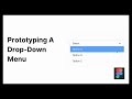How To Prototype A Drop-Down Menu | Follow-Along Figma Tutorial
