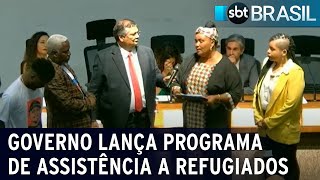 Governo lança programa de assistência a refugiados | SBT Brasil (23/01/23)
