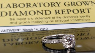 Lab grown diamond ring $5000 #chicago