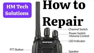 How to repair Baofeng BF-888/ How to repair walkie talkie radio/ How to program walkie talkie radio