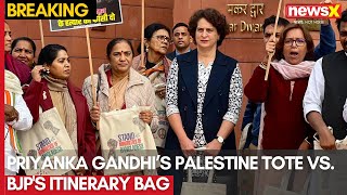 Is BJP's Itinerary Bag a Response to Priyanka's Palestine Tote? | Catch All the Details on NewsX