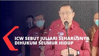 ICW: Eks Mensos Juliari Seharusnya Dihukum Seumur Hidup