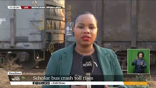 Mpumalanga crash I Death toll rises in scholar transport accident