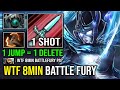 How to Fast Farm & Fast Jungle PA with 8Min Battlefury Unlimited Crit 1 Jump = 1 Delete Dota 2