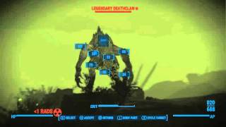 One Shot Kill on Legendary Deathclaw - Fallout 4.
