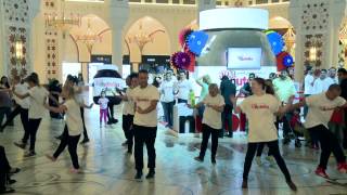 Nutella 50th Anniversary celebration - Flash Mob in Dubai Mall