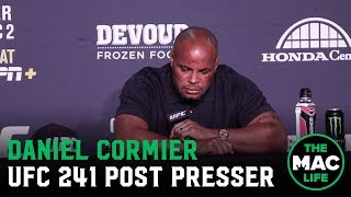 UFC 241 Post-Fight Press Conference: Daniel Cormier reacts to heavyweight title loss
