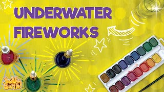 DIY Fireworks in a Glass | How to Make Underwater Fireworks | Science Experiment For Kids