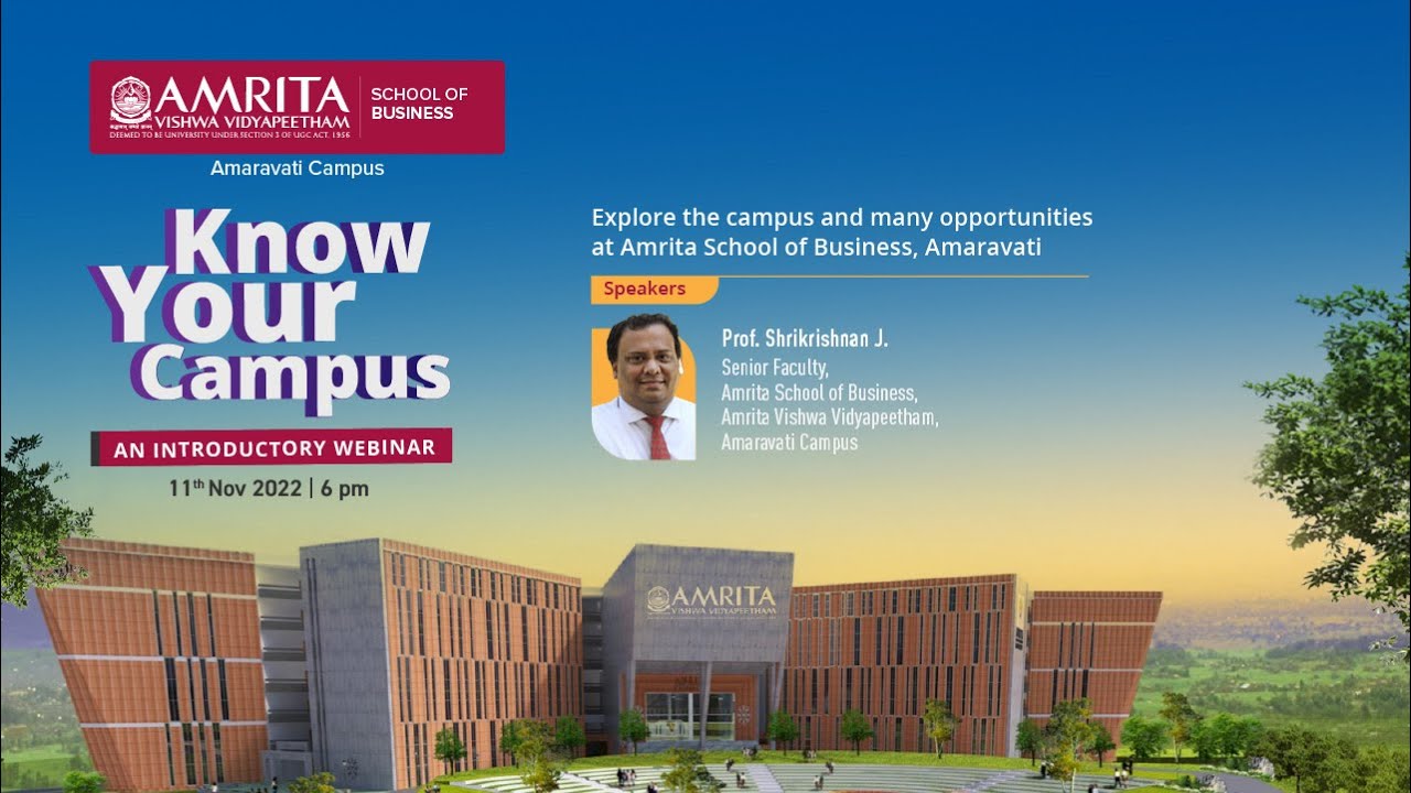 Know Your Campus Amaravati Asb Youtube