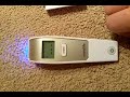 Microlife NC150 thermometer - error while turning on