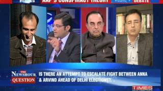 The Newshour Debate: Real target Arvind Kejirwal? - Part 1