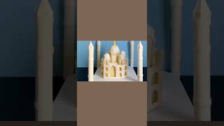 diy 3d Taj Mahal paper Taj Mahal paper craft. #short #youtube