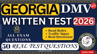 GEORGIA DMV permit test 2026 | Georgia DMV Written Test 2026 | DDS Georgia Practice Test 2026