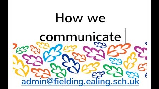 How we communicate, a guide for parents