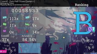 [osu!] 17sec of 8.25* 304.5bpm jumps owo