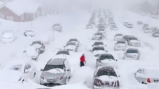 Chaos in Kansas Today! Extreme Snow Storm Causing Many Major Incident in Missouri