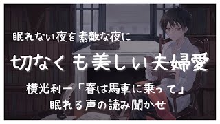 【眠くなる声】ぐっすり眠れる読み聞かせ 「春は馬車に乗って」横光利一 【睡眠導入 名作 朗読】