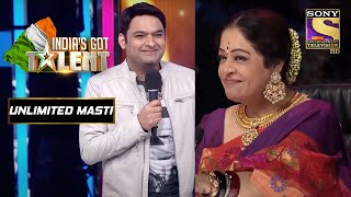 क्यों बजा दिया Kirron जी ने Kapil के लिए Buzzer? | India's Got Talent Season 5 | Unlimited Masti