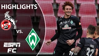 USMNT striker Josh Sargent scores again in Werder Bremen draw | ESPN FC Bundesliga Highlights