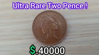 Queen Elizabeth Rare Two Pence 1995 Coin Worth UP To $40000 Look for This !