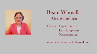 Atemschulung - 3 Atemübungen zur Stärkung der Lunge: Lippenbremse, Einschnuppern, Nasenatmung