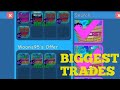 TOP 10 BIGGEST SECRET TRADES IN BUBBLE GUM SIMULATOR 😱