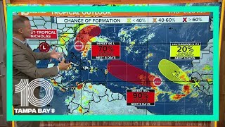 Plenty to watch in the tropics as Hurricane Center monitors 3 areas for development