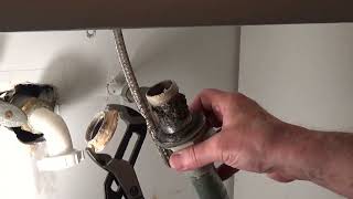 Replace Bathroom Sink Pop Up Drain - Sink Drain with Lift Rod