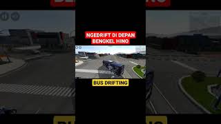 Ngedrift di depan bengkel Hino #simulatorhsb #shorts #bussimulatorindonesia #drift #bussid