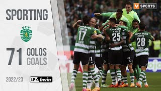 Sporting: Os 71 golos na Liga 2022/23
