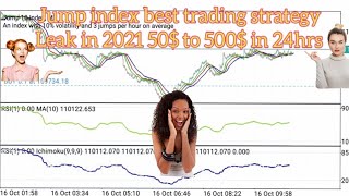 Jump index best trading strategy in 2021 50$ to 500$ in 24hrs #subcribe #trading #jump#indextrading