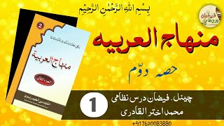 minhaj ul arabia | PART 2 | LESSON 1 منہاج العربیہ | حصہ اول | درس 1 | learn arabic language in urdu