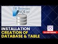 How to Install DB Browser for SQLite and Create Database & Tables
