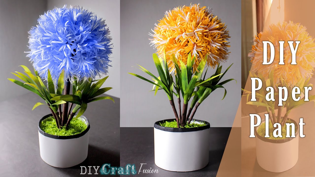 Diy Artificial Plants For Home Decoration Diy Fake Indoor Plants