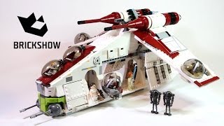 Lego Star Wars 75021 Republic Gunship Build & Review