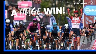 A Grand Tour Grand Slam! 🏆 | Highlights Of Pedersen's Stage 6 Victory At Giro d'Italia | Eurosport