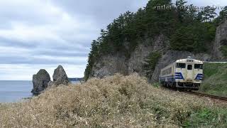 五能線　陸奥岩崎ー十二湖　キハ40系　普通列車