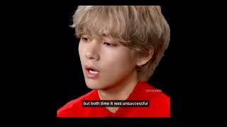 Taehyung talk about his yeontan died during heart surgery 🥺😳 #shorts #bts #taehyung #viral #fyp