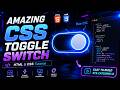 Build an Amazing CSS Toggle Switch with AI | HTML CSS Button Tutorial for Beginners