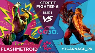 FlashMetroid (Blanka) vs YTCarnage_PR (Ken) - Round 1 - CasaBunch Online 48