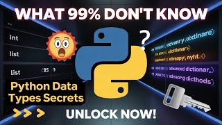 Python Data Types Secrets 99% of Beginners Miss | Python Tutorial 2025