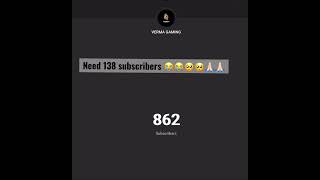 Need 138 subscribers for 1k subscribers 😭😭🥺🥺🙏🏻🙏🏻 #ytshorts #shorts #viral #trending