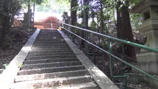 【和爾下神社】和爾下神社古墳【前方後円墳の上にある神社】