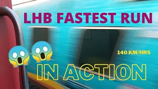 LHB fastest run with WAP7 | #indianrailways |