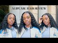 ALIPEARL HAIR REVIEW | *Straight Out of the Box* Deep Wave Frontal Wig Easy Install + Defined Curls