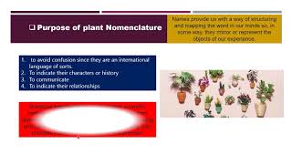 Plant Nomenclature  #Binomial nomenclature #ICBN (International Code of Botanical Nomenclature)