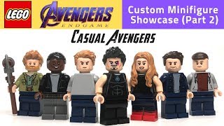 LEGO AVENGERS ENDGAME "Casual Avengers" CUSTOM MINIFIGURE SHOWCASE