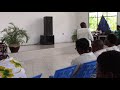 Prophet Amosi Peter akiwa ndani ya Hema la kinabii katika Ibada ya Kupindua pindua