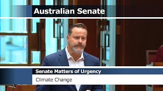 Senate Matters of Urgency - Climate Change